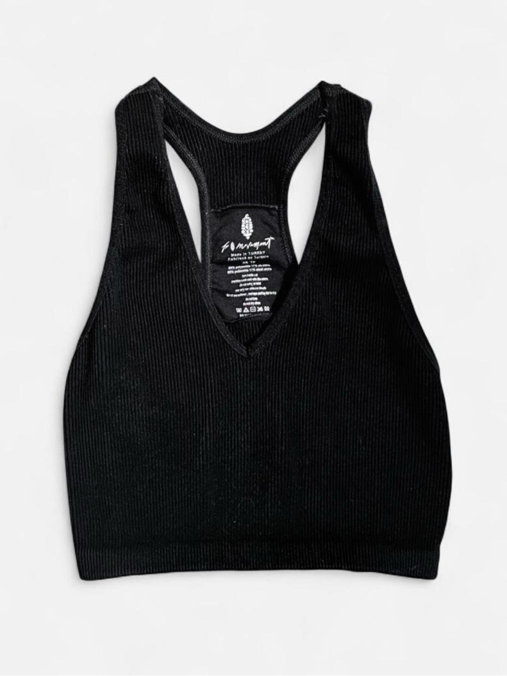 FP Movement by Free People Women’s Free Throw Crop Tank in Black Size XS/S NWOT